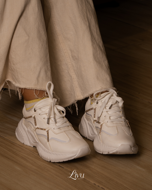 Tenis para dama tipo Sneakers Milan - Exclusivo Livu Shoes
